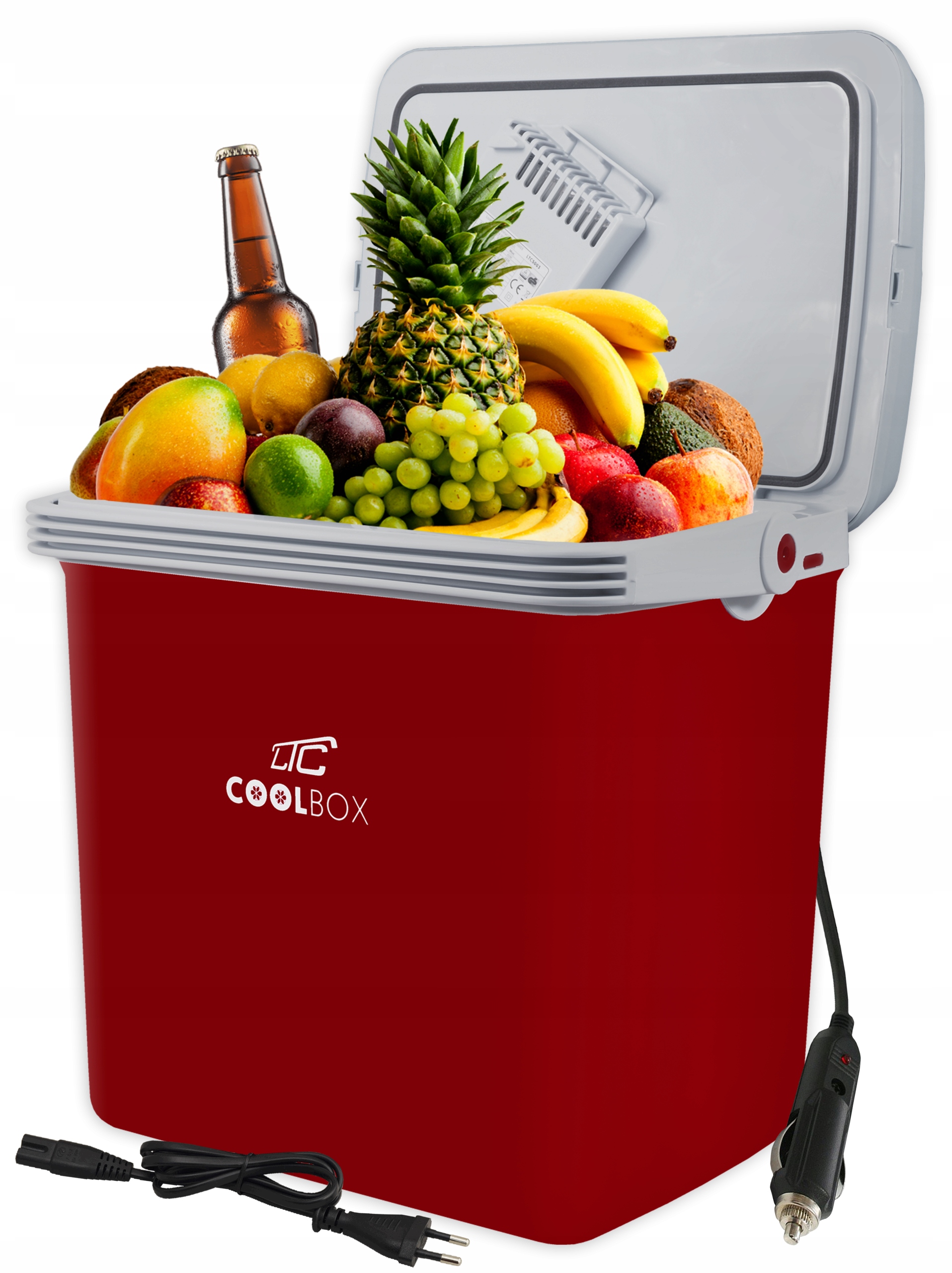 Lodówka Turystyczna Samochodowa XXL 32L 12V i 230V Z Funkcją Grzania