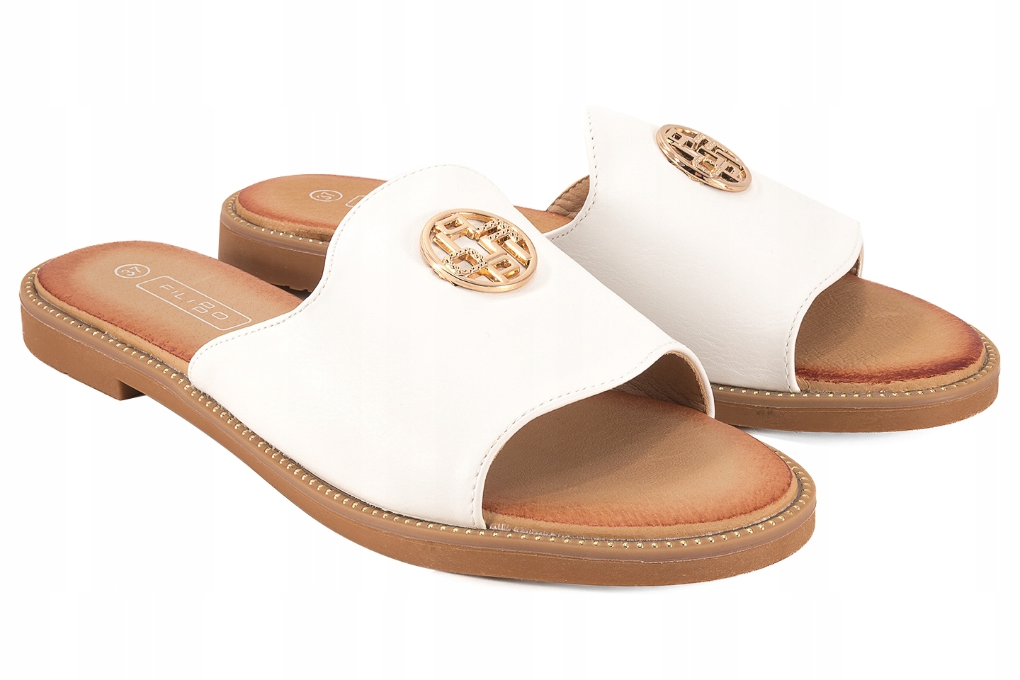 Filippo DK3668 Nazouváky Dámské Ploché bílé 39 Bílá