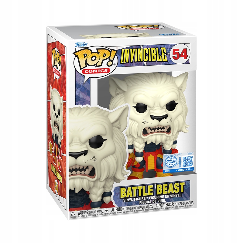 Battle Beast 54 Nepřemožitelný Funko Pop! Speciální Edice