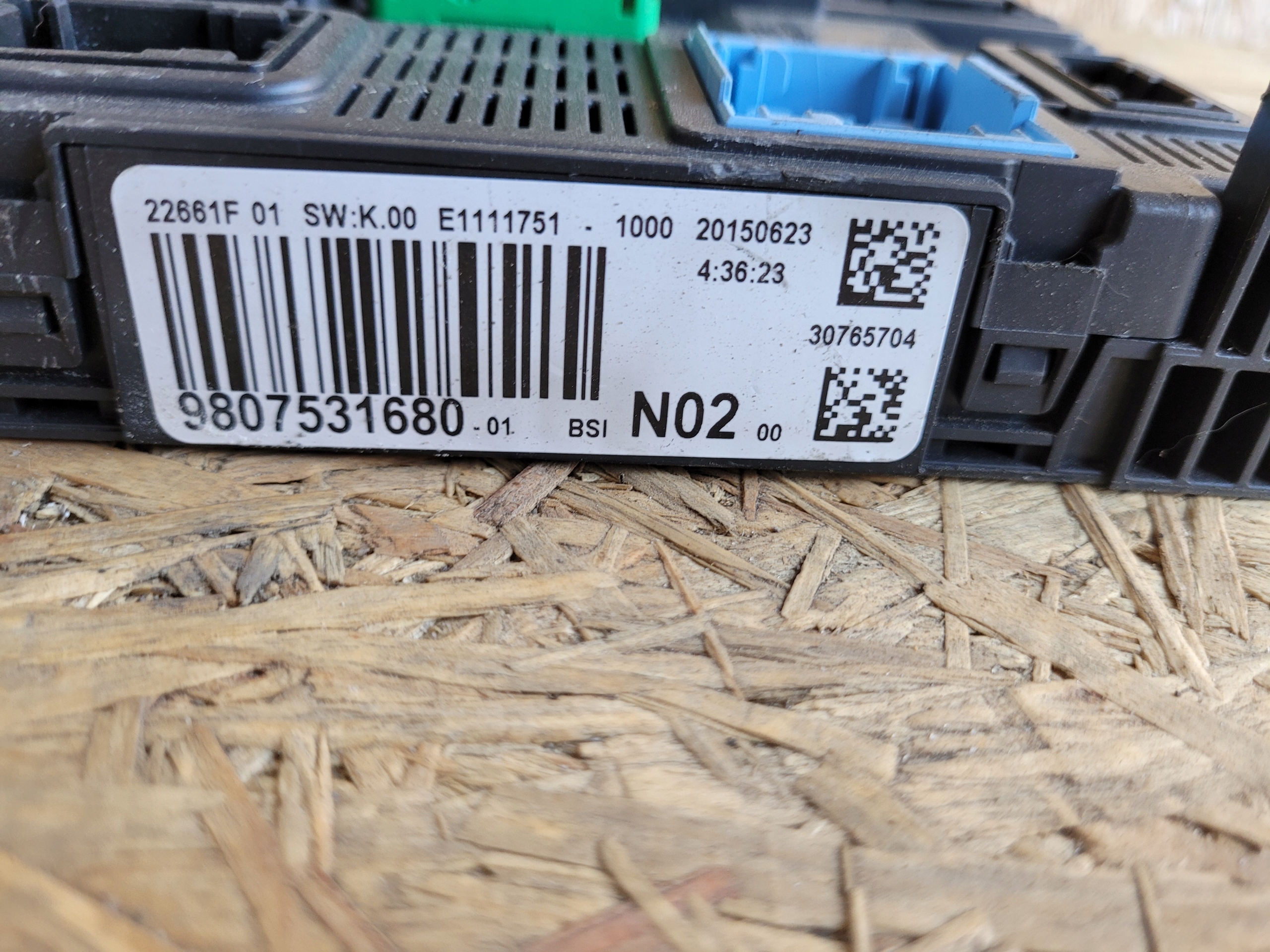 Module BSI PSA 9807531680