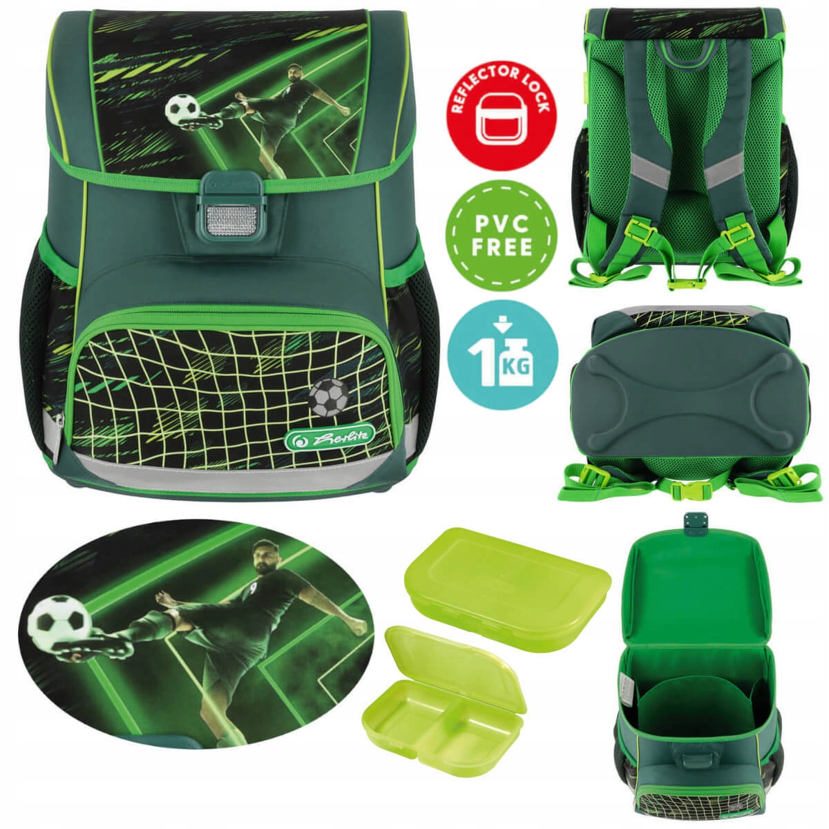 Tornister plecak szkolny Loop Game Changer 6-9lat + śniadaniówka HERLITZ Marka Herlitz