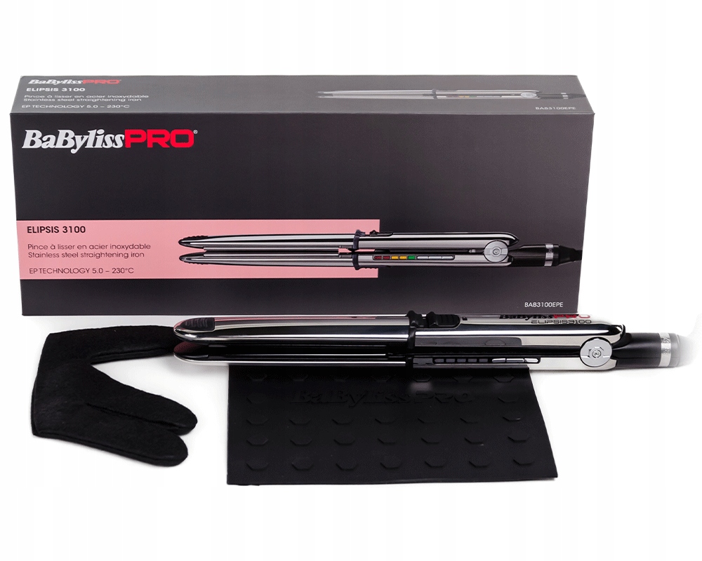 Prostownica Babyliss Pro BAB3100EPE Elipsis 3100 +mata +rękawiczka