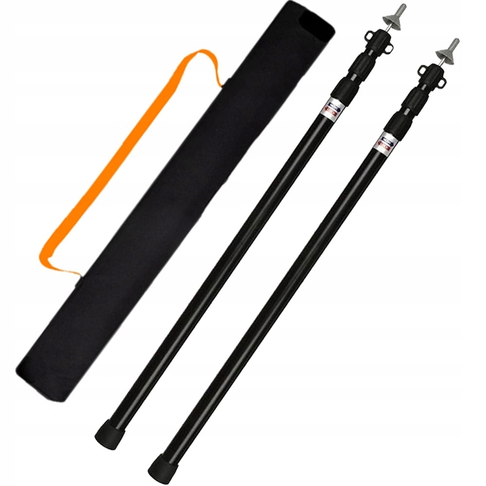 Słupki Do Namiotu Regulowane 2x Drążki Do Baldachimu Teleskopowe 95-230 Cm