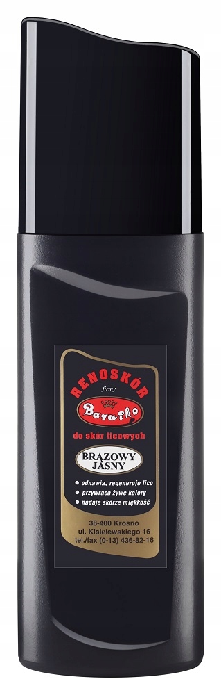 

Renoskór Lakier do skóry licowej gąbką Jasny Brąz