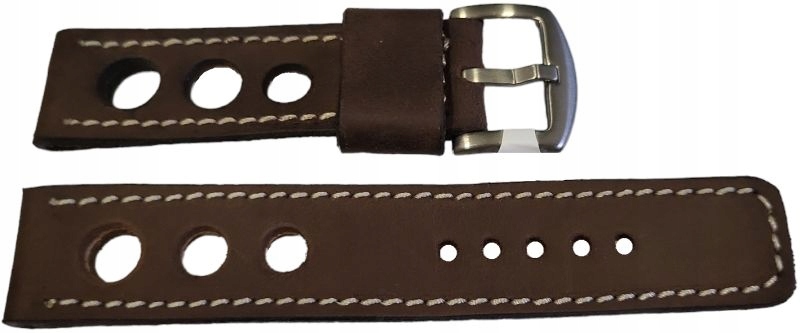 Tmavě Hnědý Kožený Pásek Tekla 22 mm PL2 Handmade In Poland Vintage