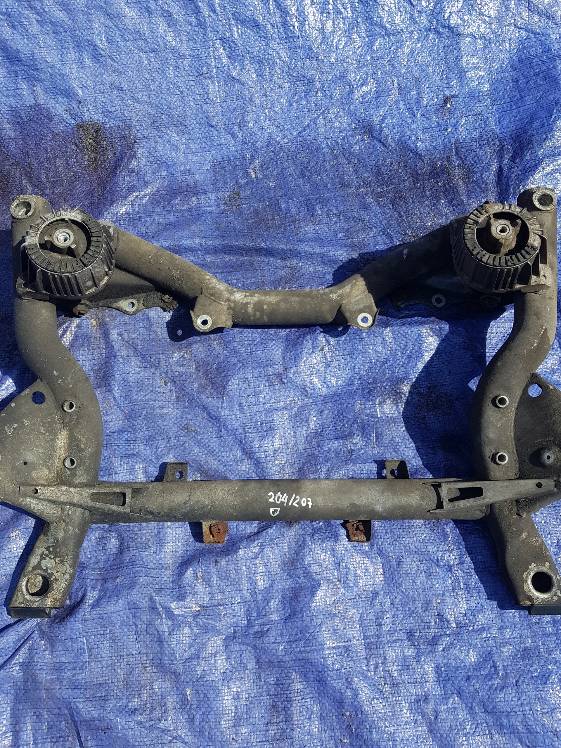 axle beam subframe axle beam front MERCEDES W204 W207
