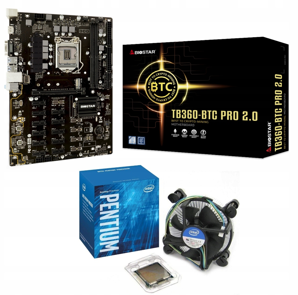 Základní Deska Biostar TB360-BTC Pro 12GPU procesor