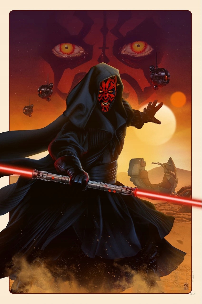Výtisk Star Wars Art Print Darth Maul: The Phantom Menace 41 x 61 cm