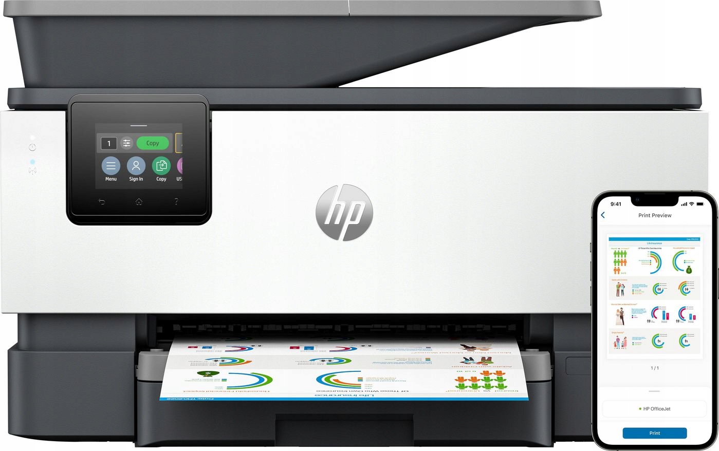 Drukarka wielofunkcyjna atramentowa (kolor) Hp Officejet Pro 9120B 4V2N0B