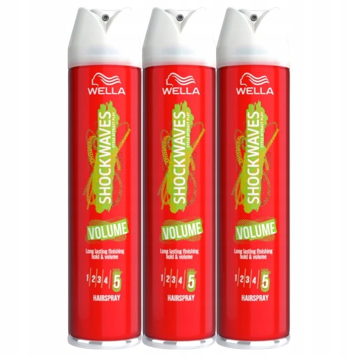 Wella Shockwaves Volume It Lakier do Włosów 750ml