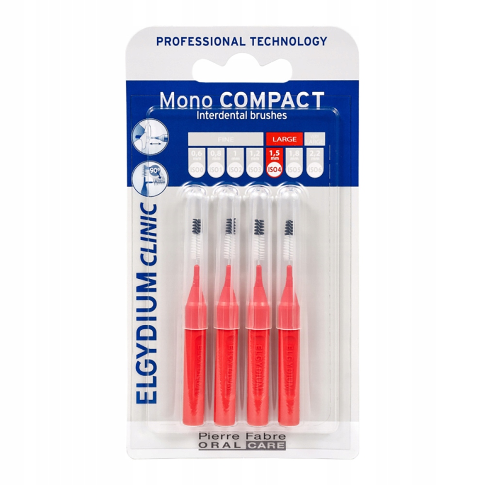 

Elgydium Mono COMPACT-4 szczoteczki międzyzębowe