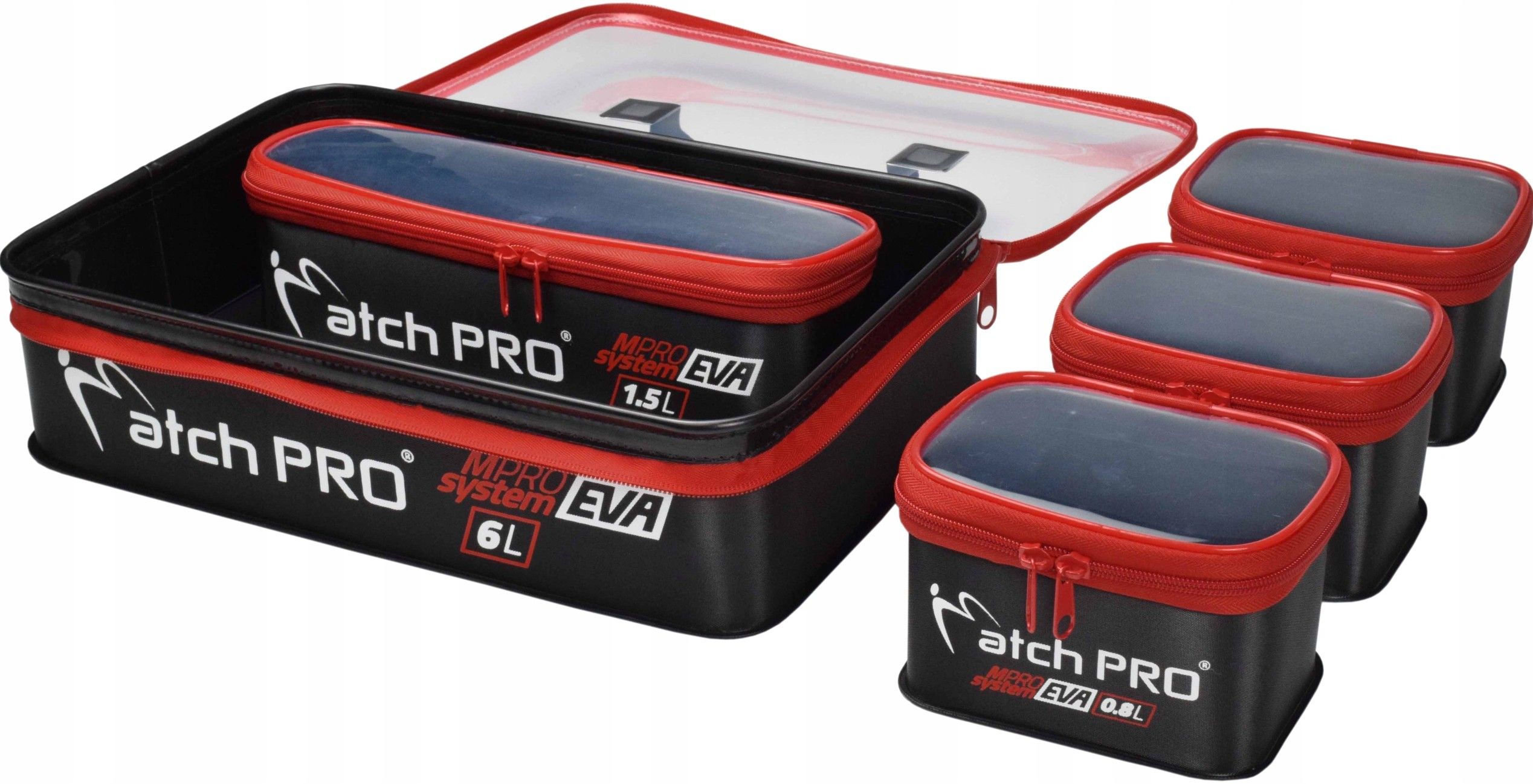 Zestaw Pojemników Match Pro Feeder Eva Zip 6L 5szt