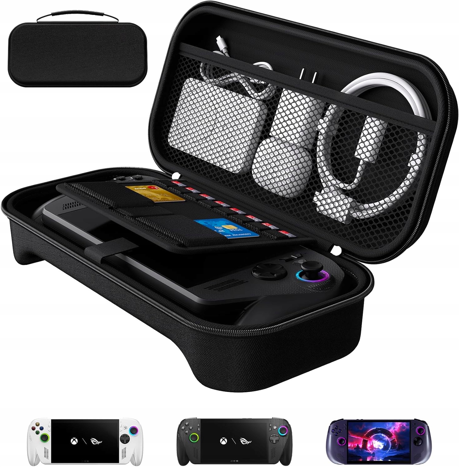 ETUI NA XBOX ALLY 7 CALI SZTYWNA OBUDOWA MIEJSCE NA 8 GIER