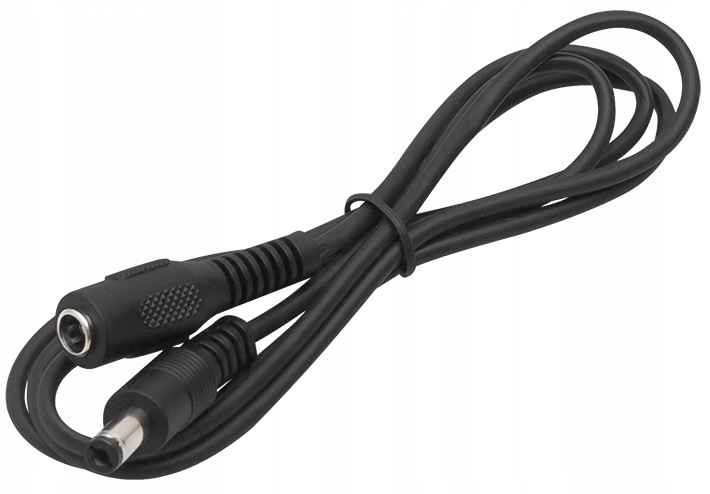 

kabel przedłużacz gniazdo wtyk DC 5,5/2,1 1m