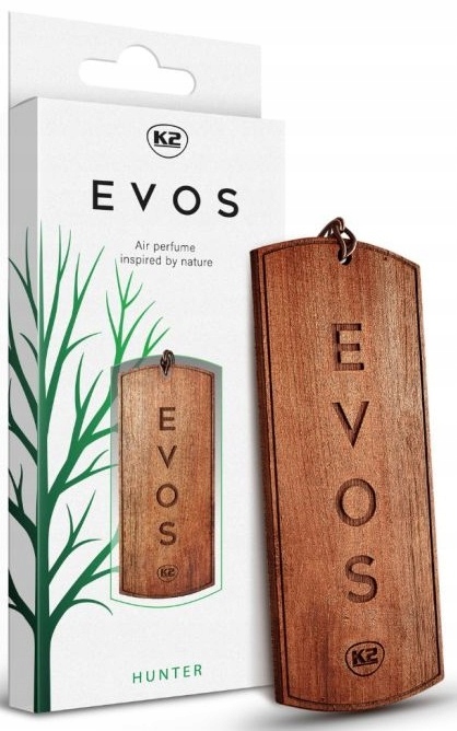 K2 ZESTAW EVOS HUNTER PERFUMY ZAPACH 50ML ZAWIESZKA DO SAMOCHODU AUTA Numer katalogowy producenta V056