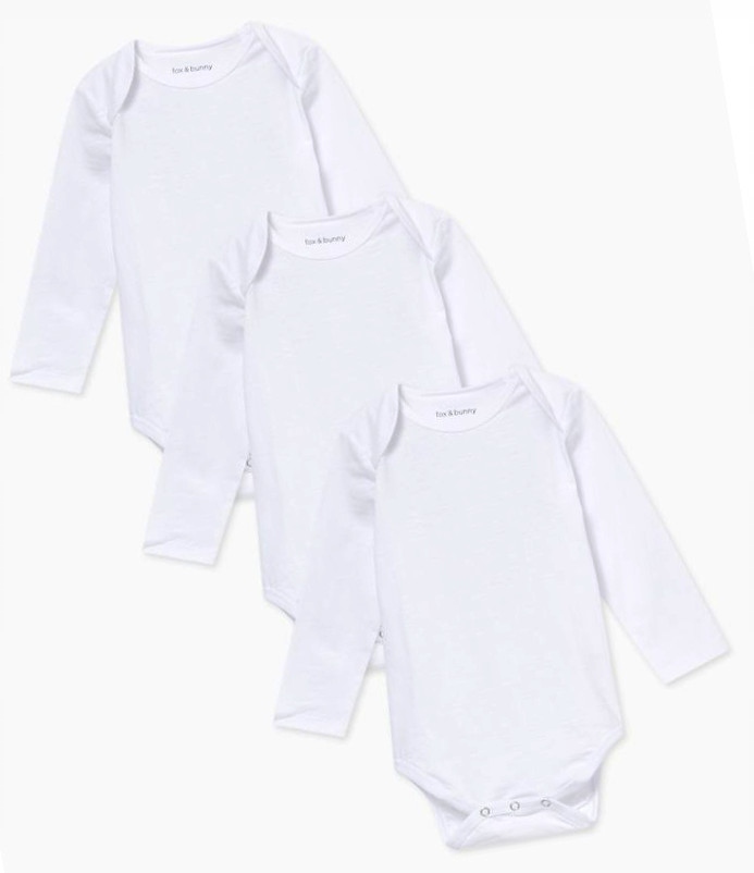 

Body 98 Długi Rękaw Białe 3-PACK