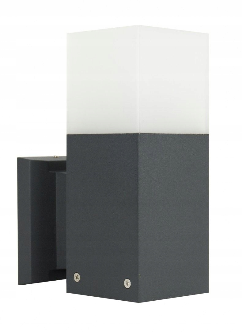 Čtyřúhelníkové osvětlení do altánku Cube šedé