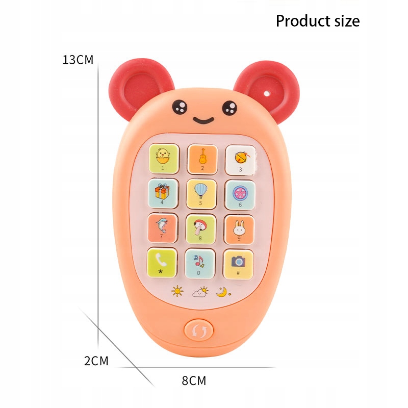 

Telefon Interaktywny Komórka Telefonik +gryzak