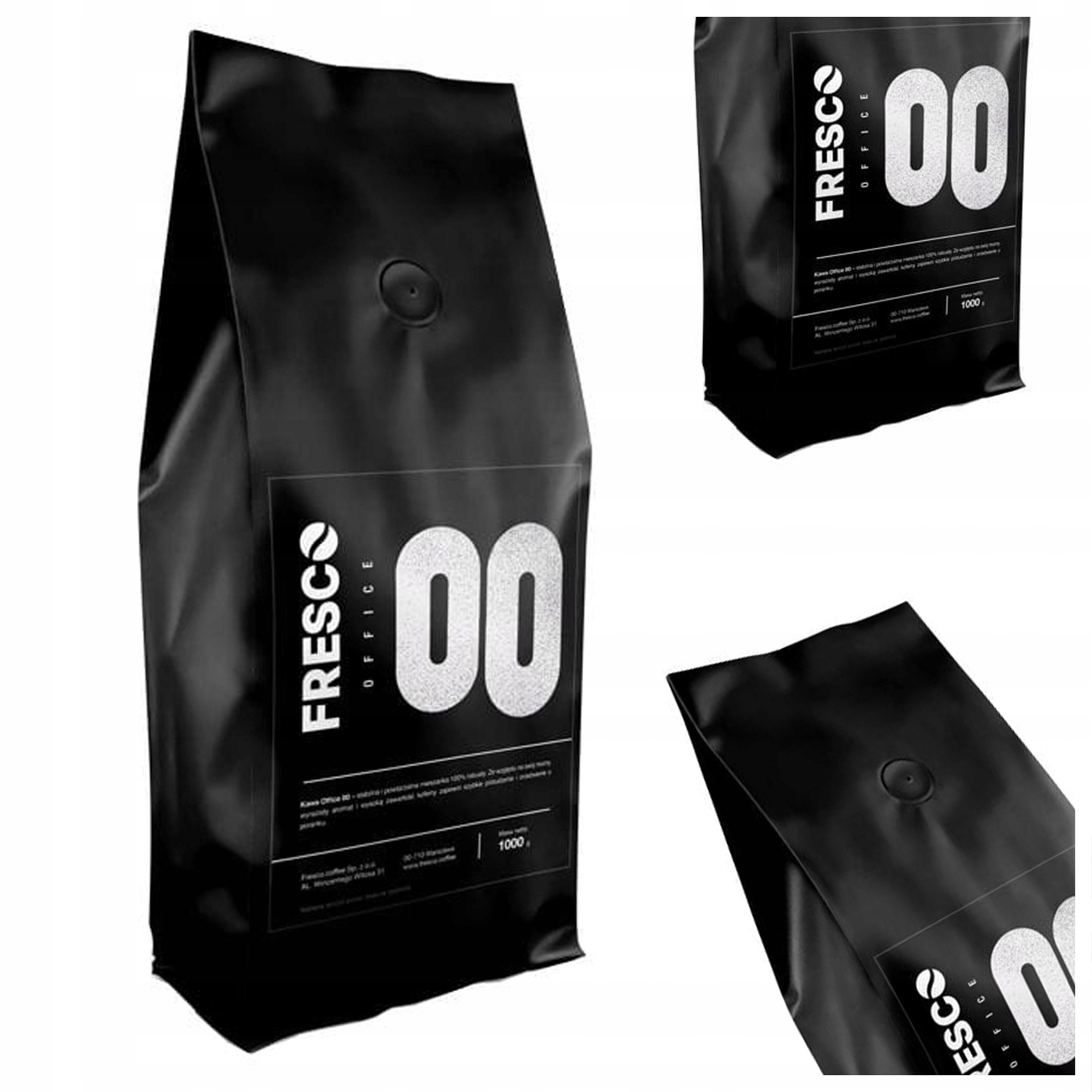 Levně Káva Zrnková Fresco Office 00 1 Kg [100% Robusta] Aromatické Zrno