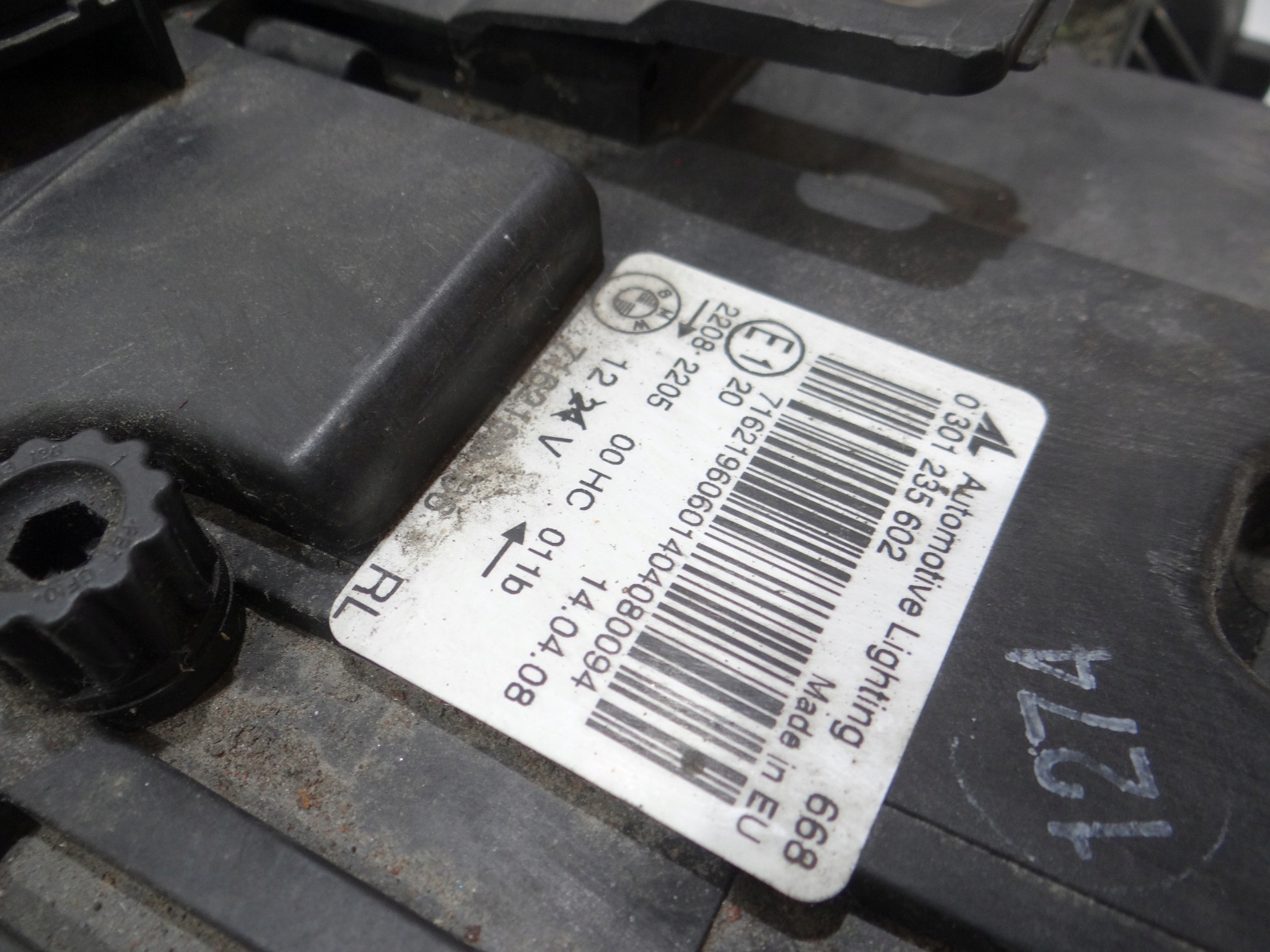 light right front front H7 BMW X3 E83 LCI 7162196