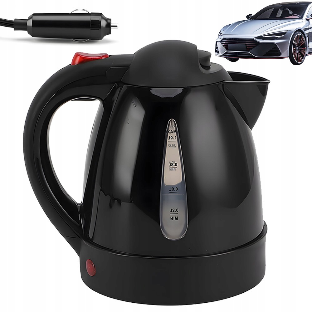 Rychlovarná Konvice Do Auta 12V 150W 1L Na Zástrčku Do Auta, Topná Deska Loď