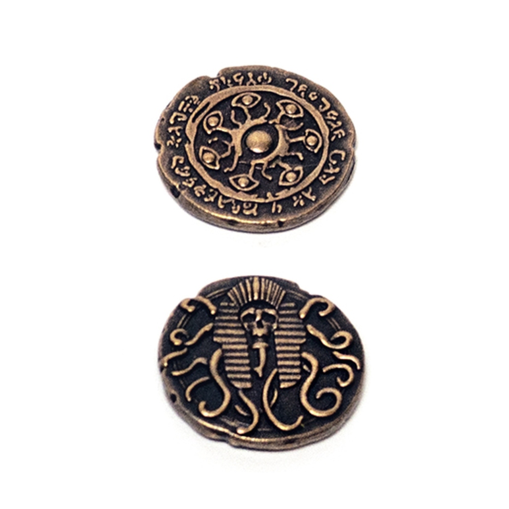 KULTYŚCI ZESTAW 9 METALOWYCH MONET LARP RPG Nazwa Kultyści Zestaw 9 Metalowych Monet