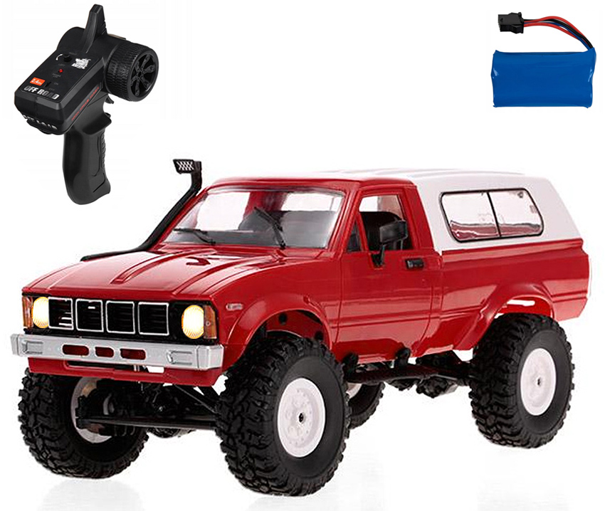 Гусеничный авто RC внедорожный WPL внедорожный 4x4 свет пикап