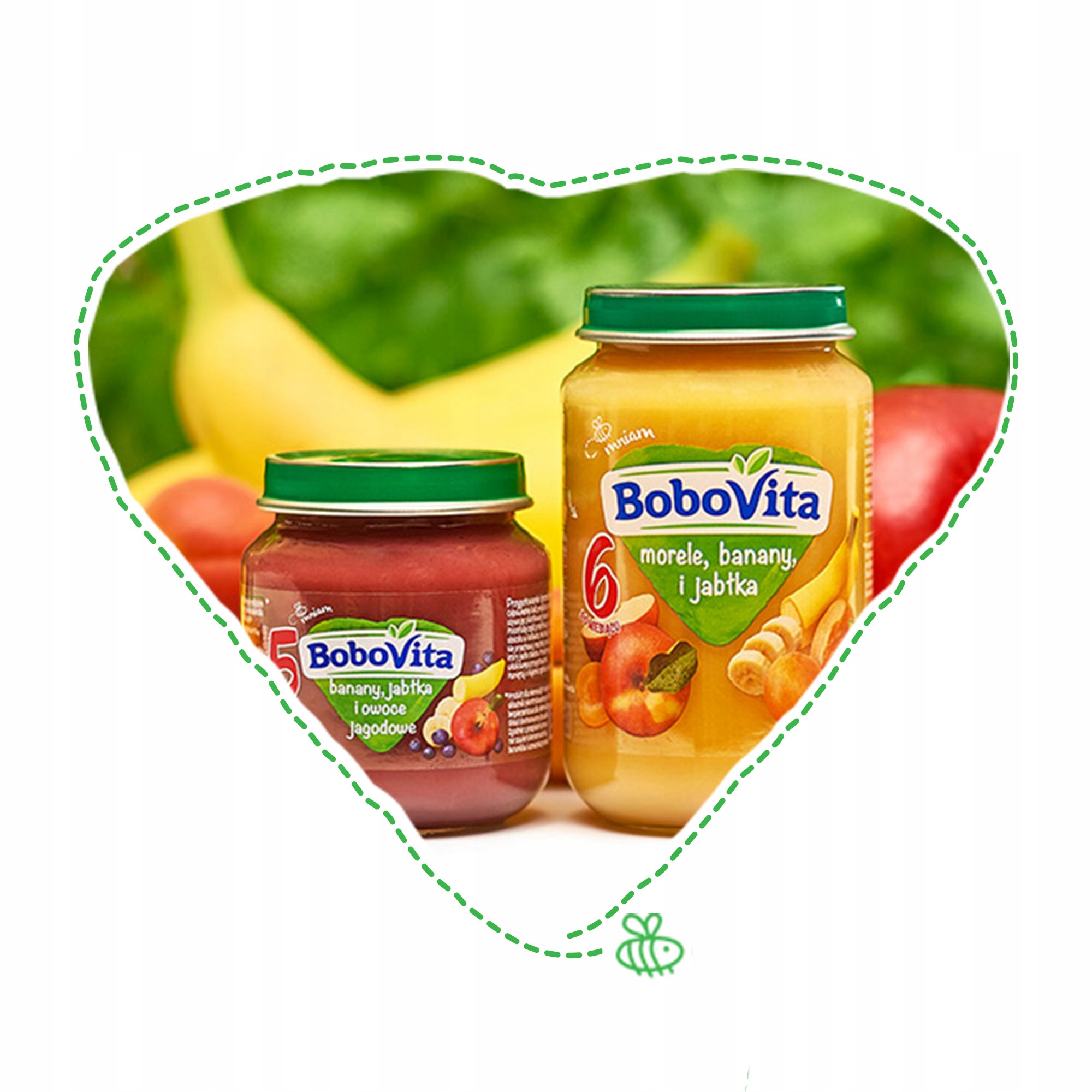 BOBOVITA Brzoskwinie jabłka i mango po 8 miesiącu Gramatura 190 g