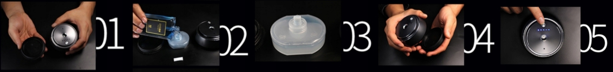 NAJNOWSZY BEZPRZEWODOWY DYFUZOR do samochodu odświeżacz zapachowy + GRATIS Rodzaj atomizery