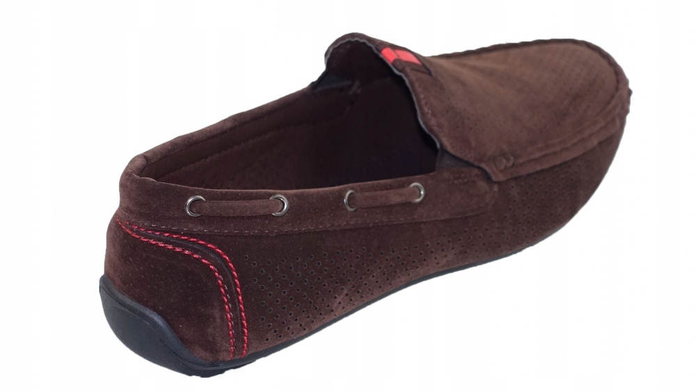 MOKASYNY AŻUROWE MĘSKIE LETNIE LACZKI LATO Rozmiar 40