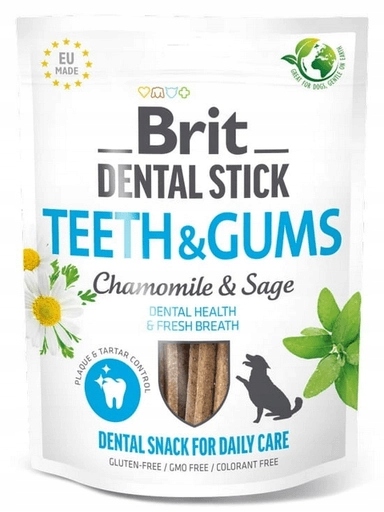 5x Brit Care Dental Stick pro psy zuby a dásně 251g