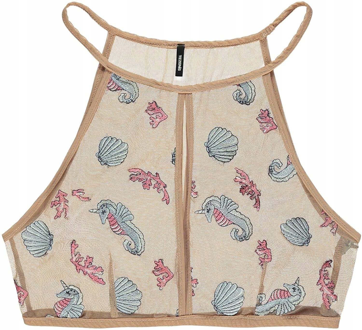 

Tezenis calzedonia top biustonosz beżowy M