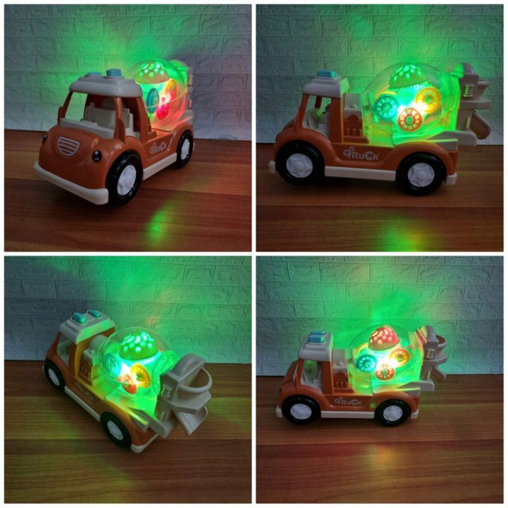 AUTO BUDOWLANE BETONIARKA ZĘBATKOWA ŚW/DŹW Materiał plastik