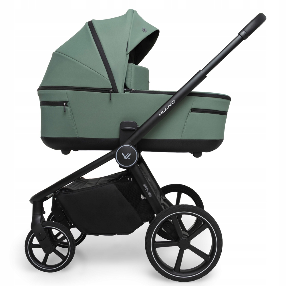 Muuvo Five wózek wielofunkcyjny, zestaw 2w1 Pine Green
