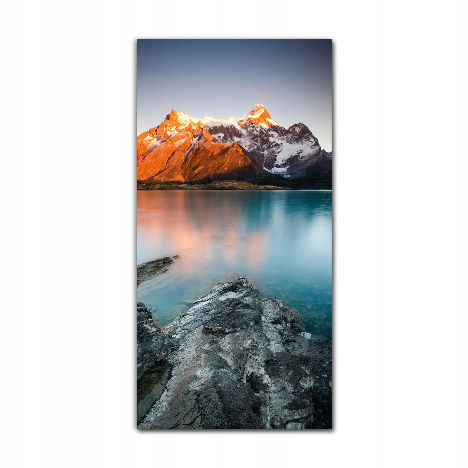 

Obraz szklany do sypialni 70x140 Patagonia jezioro