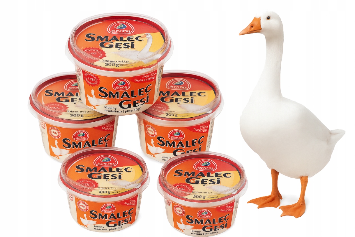 Levně Husí sádlo celkem 1 kg husí maso 100% přírodní Agro Top husí tuk