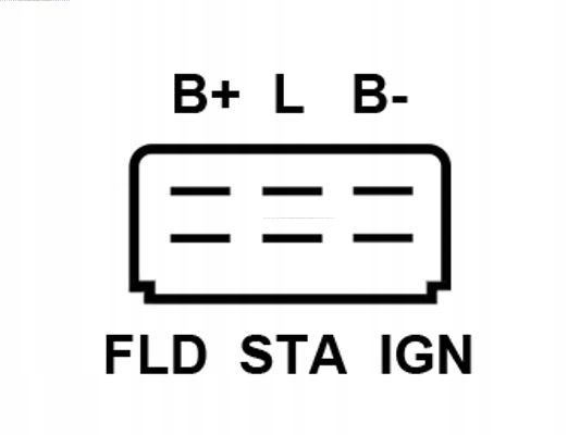 REGULATOR NAPIĘCIA 12V ARE6016 AS-PL DAIHATSU Numer katalogowy części ARE6016