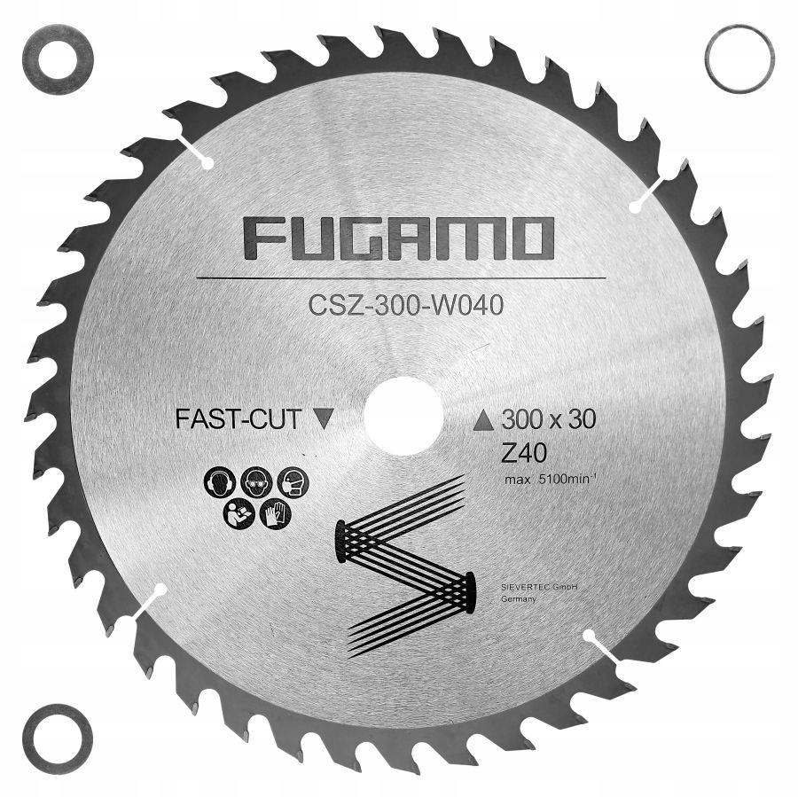 

Piła Tarczowa Do Drewna 300X30 MM 40 Zębów Węglik