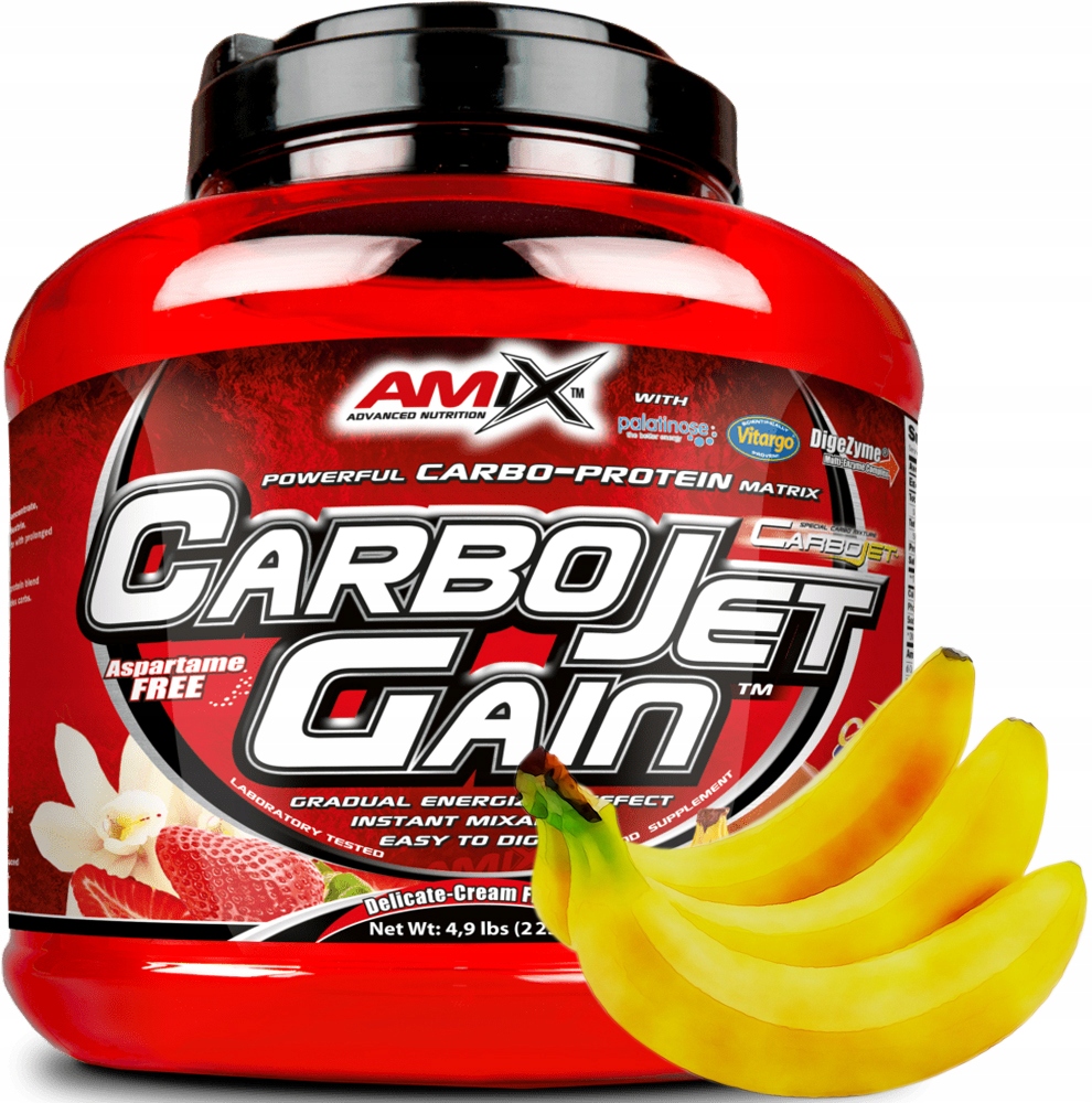 Amix Carbojet Gain Gainer 2250 g Banán