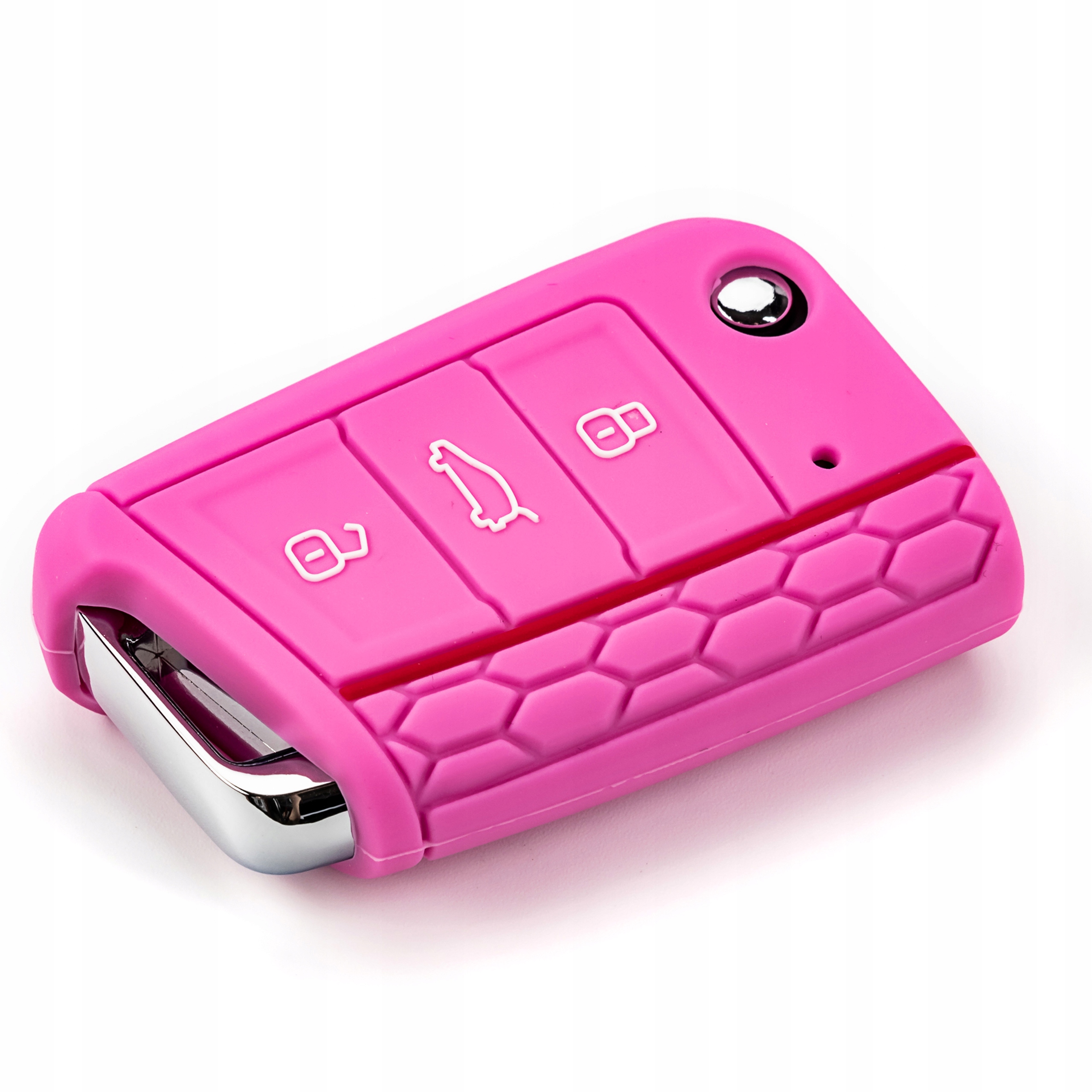 Zdjęcie AWparts ETUI SILIKONOWE NA KLUCZYK RÓŻOWE DO VW GOLF 7