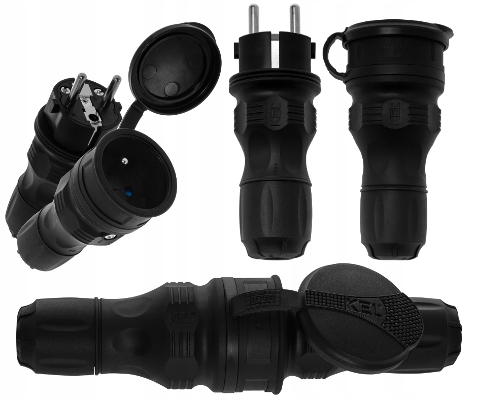 

Zestaw Extrem Wtyczka+gniazdo 16A2P+Z 250V IP54
