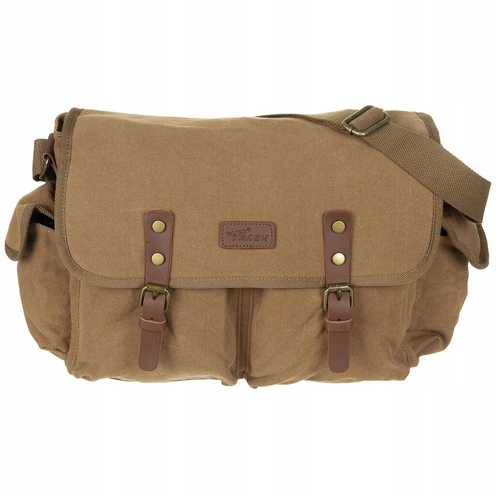 Torba na ramię podróżna bawełniana Mfh Pure Trash Canvas 12 l Brown