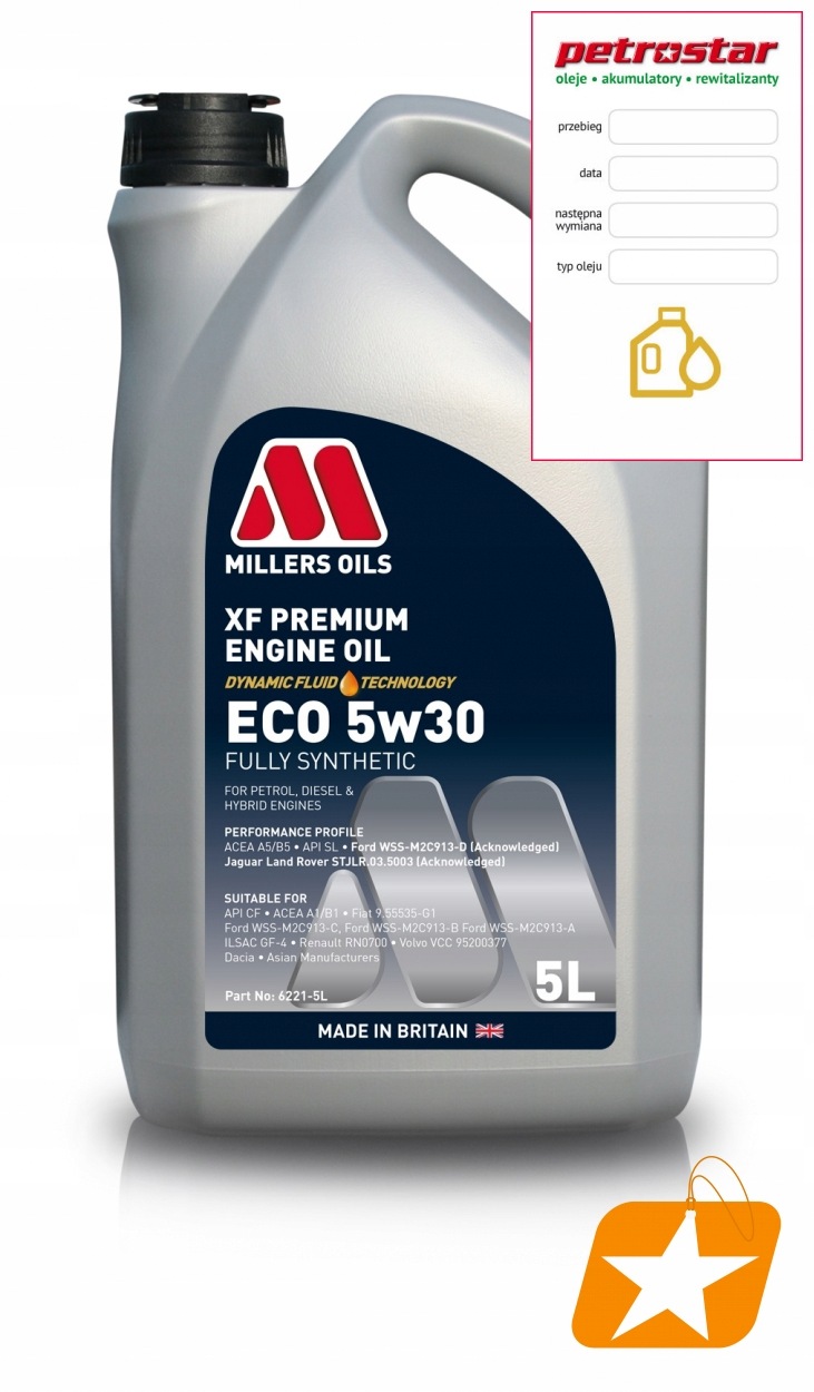 Millers Xf Premium Eco 5V30 5L