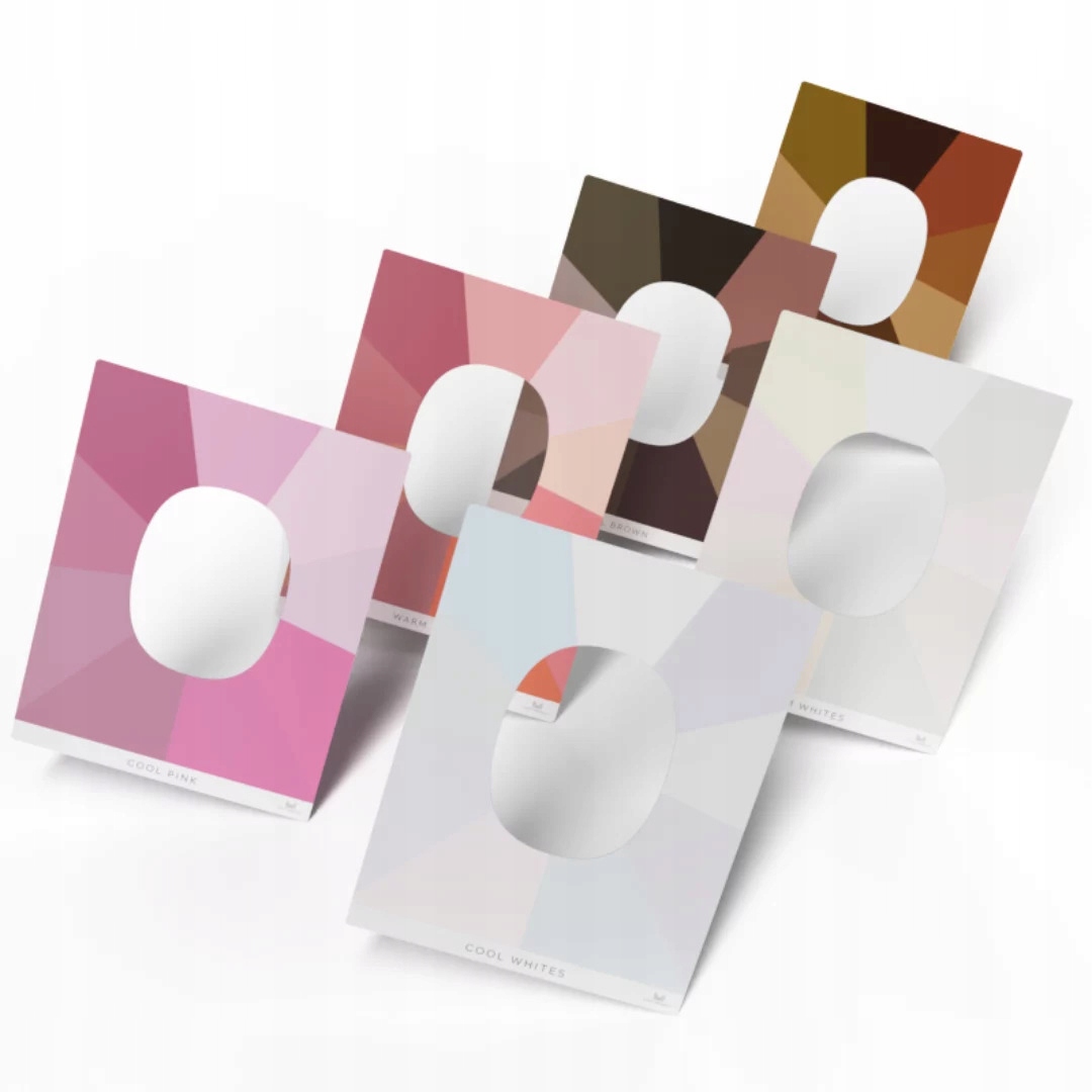 Barevná analýza rámu, sada 6 rámů