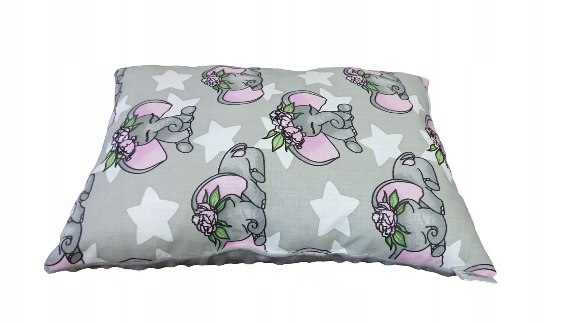 Poduszka 30x40 bawełna+minky Fabusiowo