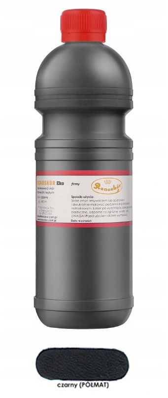

Renoskór Farba Lakier Do Skóry Czarny Półmat 480ML