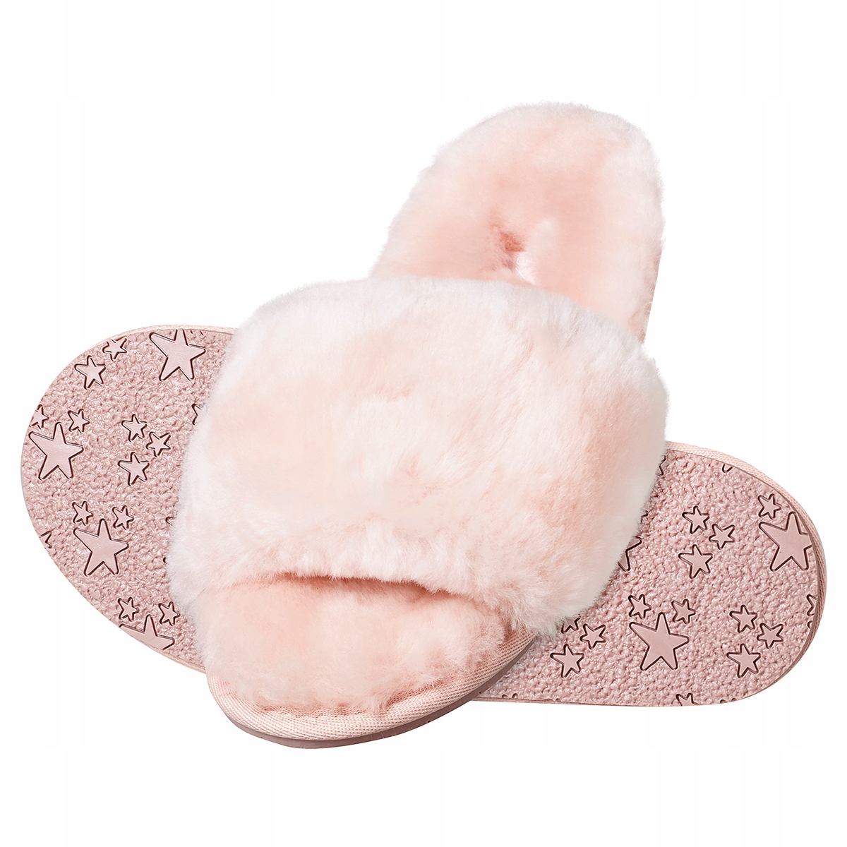 

Kapcie damskie Soxo Pantofle 100% owczej skóry