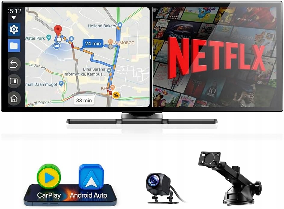 Volam Streaming Carplay displej s YouTube/Netflix 10,25