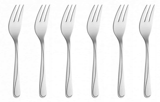 

Widelczyki do ciasta 6 szt połysk Gerlach Mango