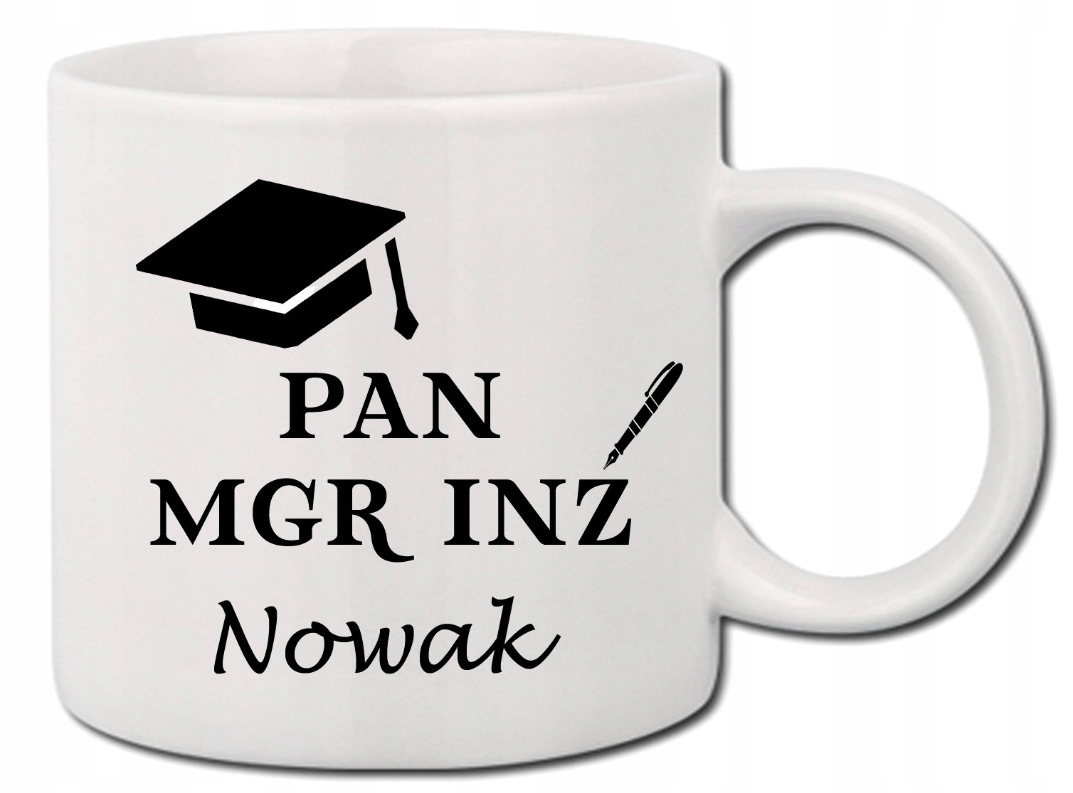 

Kubek Pana Mgr Pani Mgr Student Kartonik+ imię